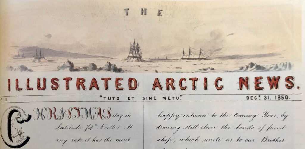 The Illustrated Arctic News December 1850 Christmas Day 